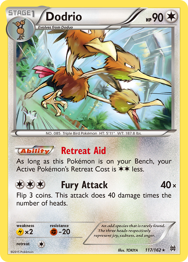 Dodrio (117/162) [XY: BREAKthrough] | Deep Dive Games St. Marys