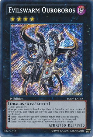 Evilswarm Ouroboros [HA07-EN065] Secret Rare | Deep Dive Games St. Marys