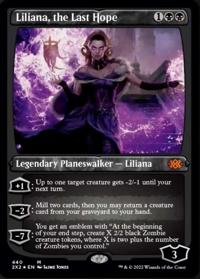 Liliana, the Last Hope (Foil Etched) [Double Masters 2022] | Deep Dive Games St. Marys