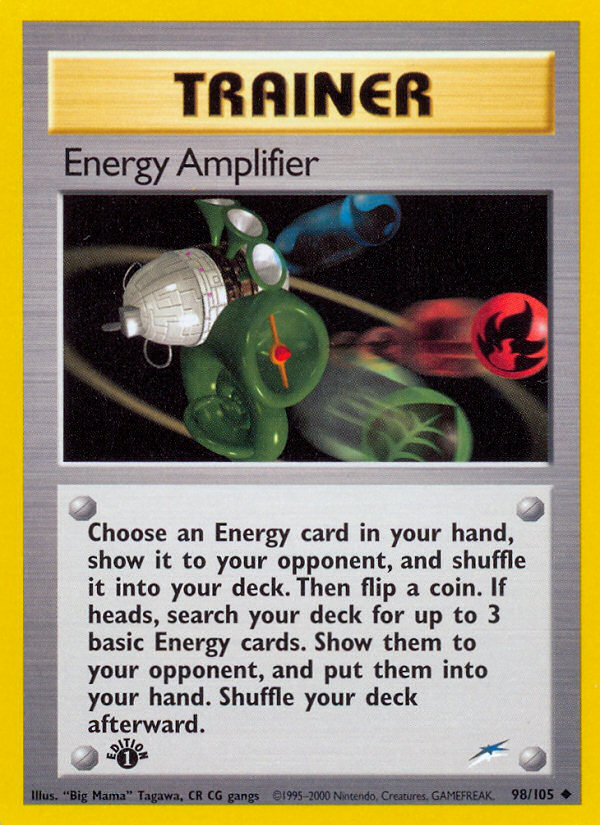 Energy Amplifier (98/105) [Neo Destiny 1st Edition] | Deep Dive Games St. Marys