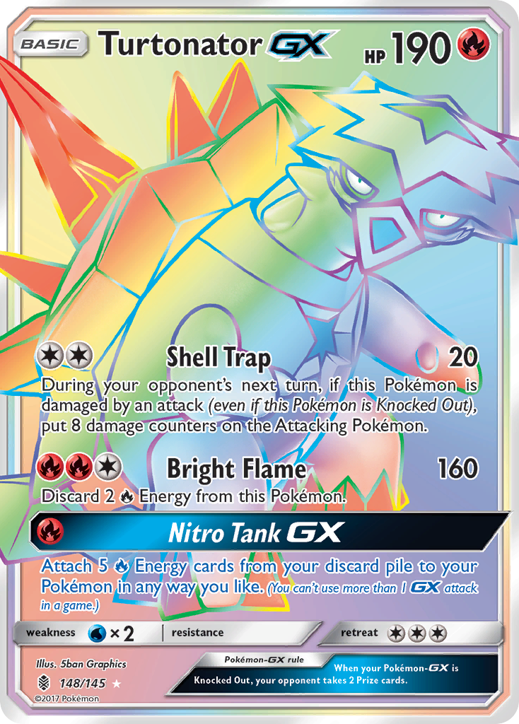 Turtonator GX (148/145) [Sun & Moon: Guardians Rising] | Deep Dive Games St. Marys