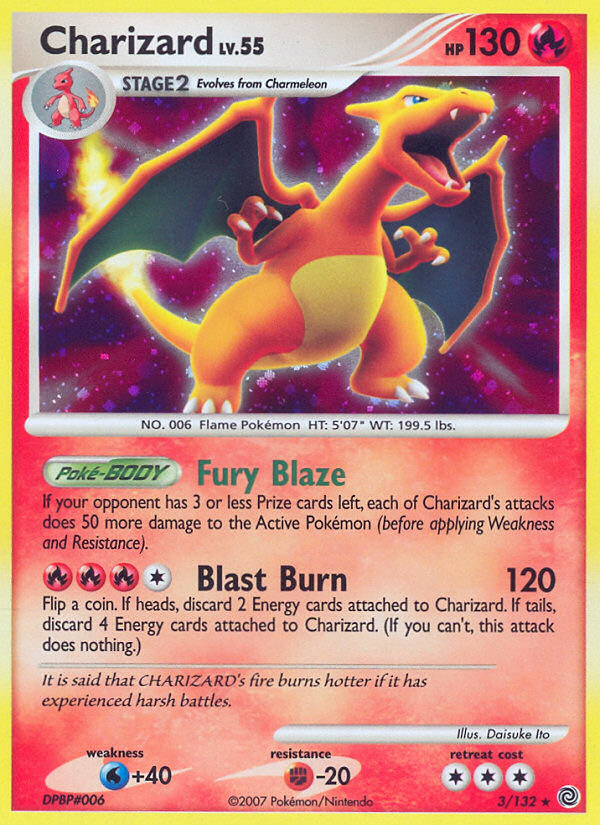 Charizard (3/132) [Diamond & Pearl: Secret Wonders] | Deep Dive Games St. Marys