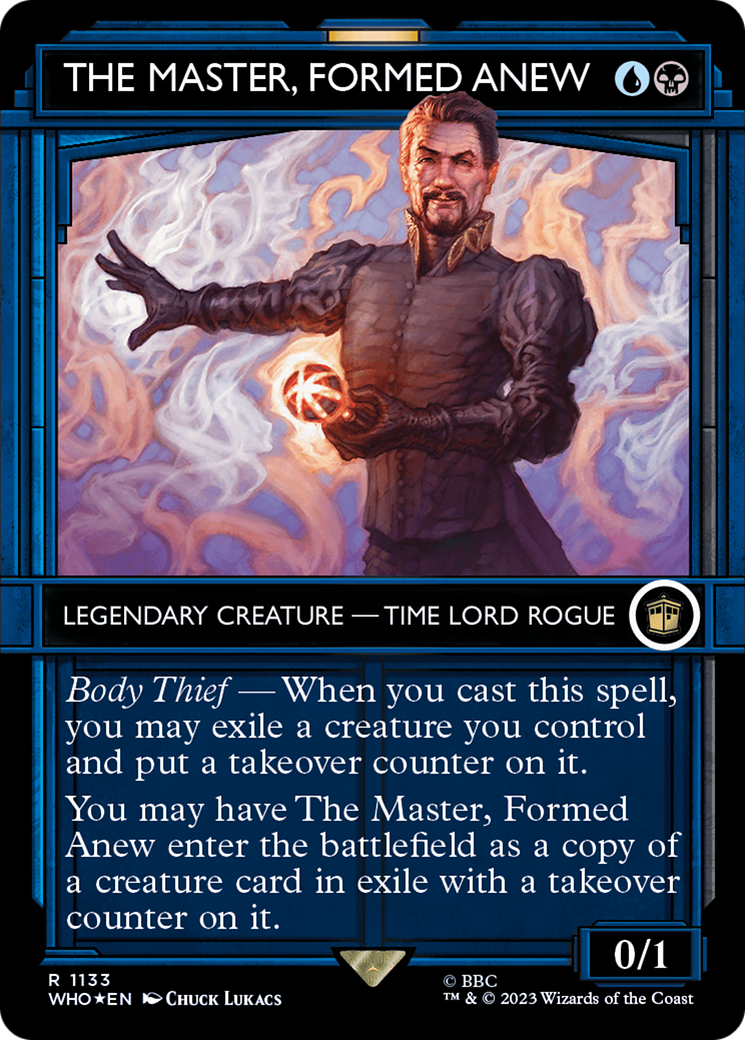 The Master, Formed Anew (Showcase) (Surge Foil) [Doctor Who] | Deep Dive Games St. Marys