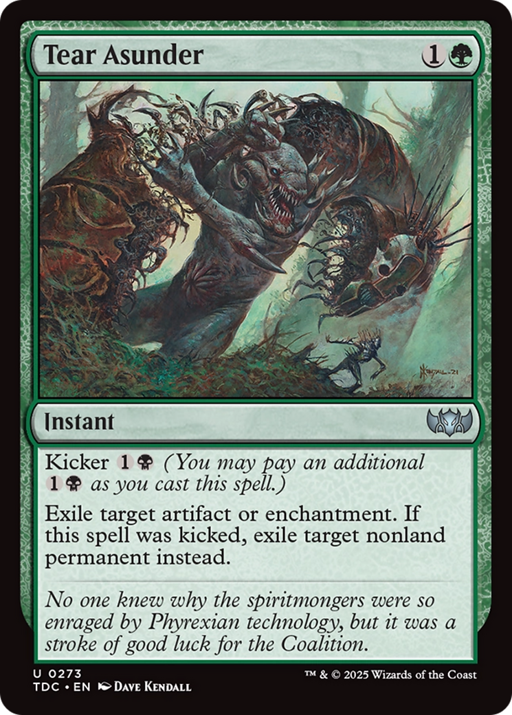 Tear Asunder [Tarkir: Dragonstorm Commander] | Deep Dive Games St. Marys