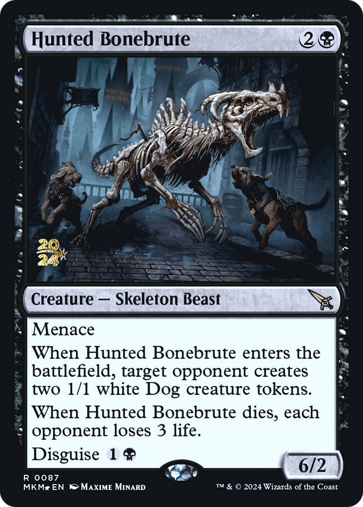 Hunted Bonebrute [Murders at Karlov Manor Prerelease Promos] | Deep Dive Games St. Marys