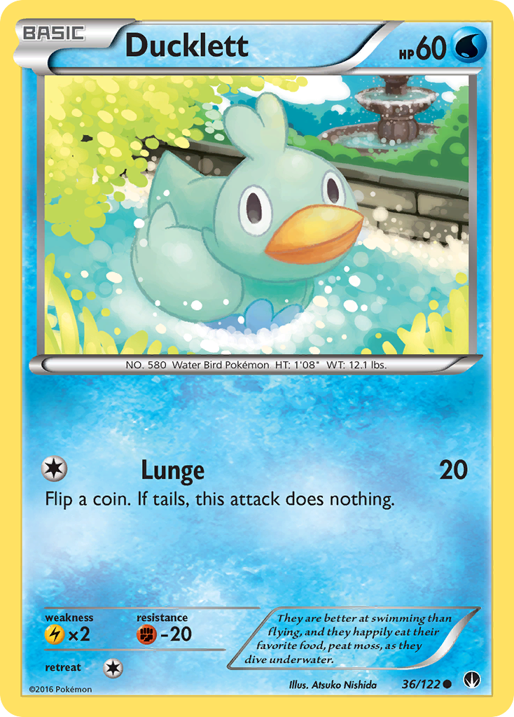 Ducklett (36/122) [XY: BREAKpoint] | Deep Dive Games St. Marys