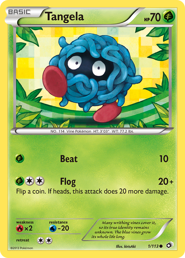 Tangela (1/113) [Black & White: Legendary Treasures] | Deep Dive Games St. Marys