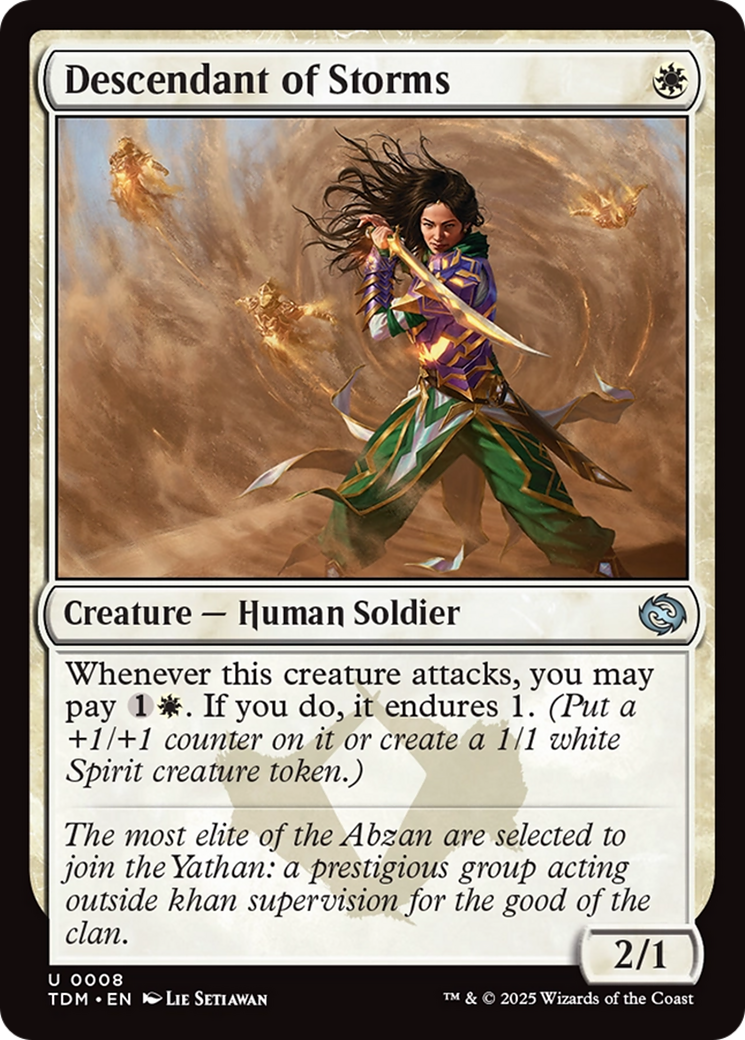 Descendant of Storms [Tarkir: Dragonstorm] | Deep Dive Games St. Marys