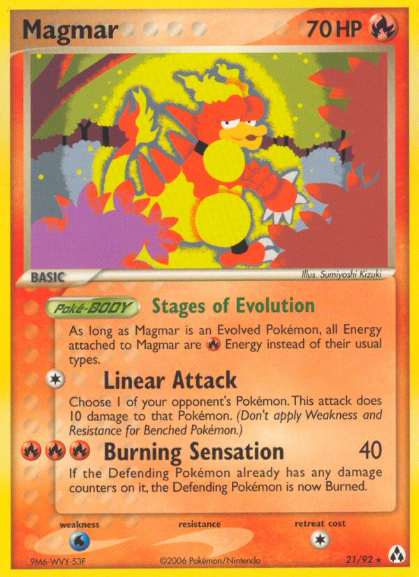 Magmar (21/92) [EX: Legend Maker] | Deep Dive Games St. Marys