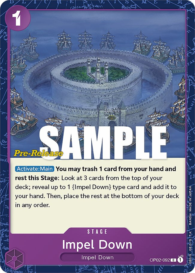 Impel Down [Paramount War Pre-Release Cards] | Deep Dive Games St. Marys