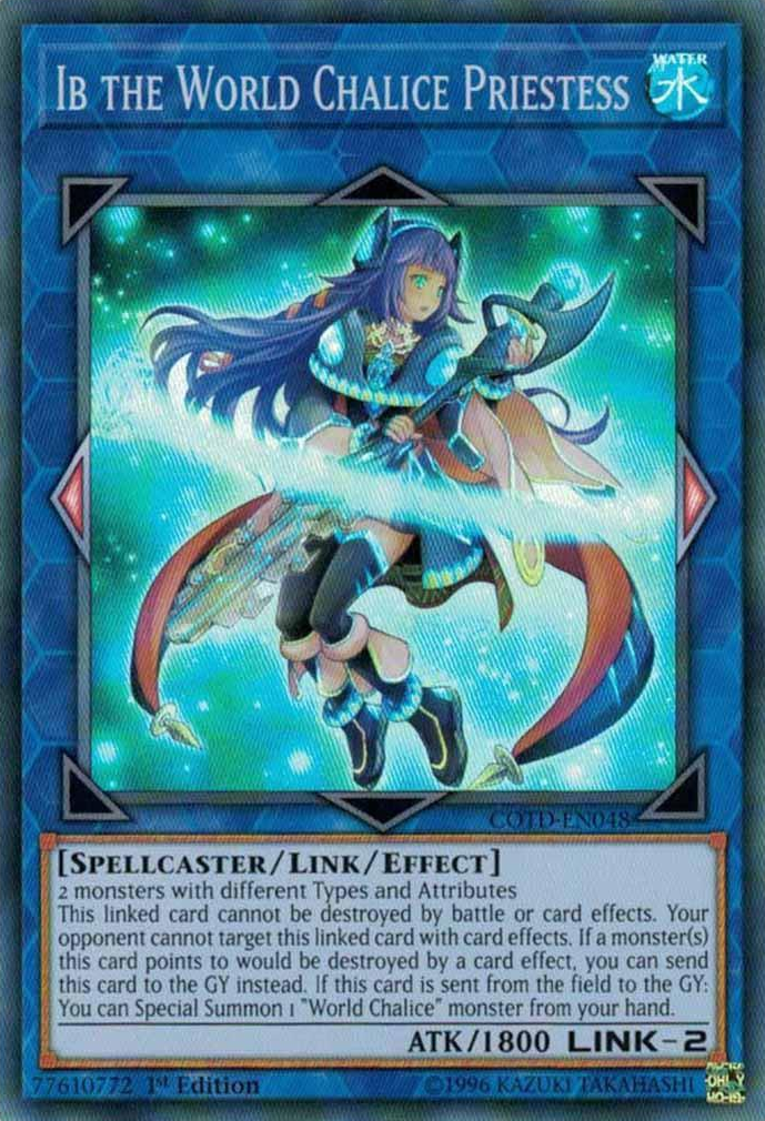 Ib the World Chalice Priestess [COTD-EN048] Super Rare | Deep Dive Games St. Marys