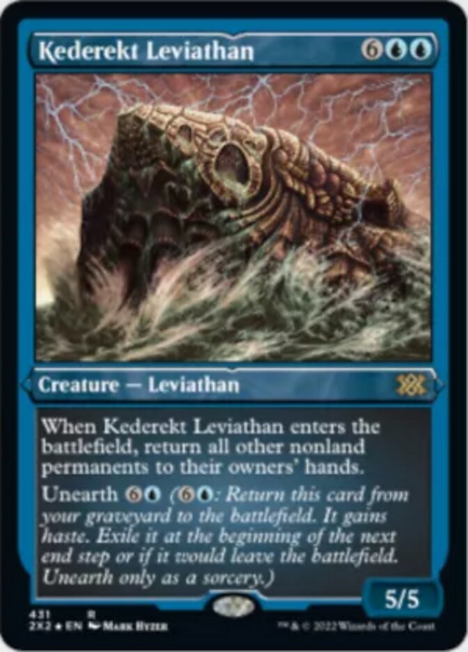 Kederekt Leviathan (Foil Etched) [Double Masters 2022] | Deep Dive Games St. Marys