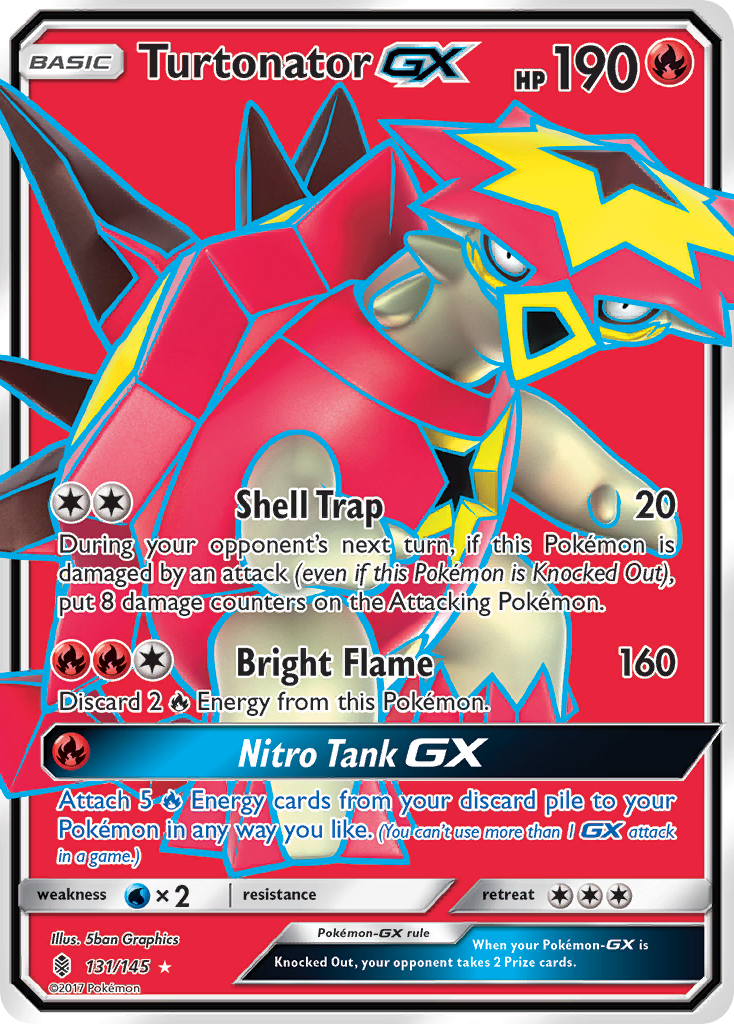 Turtonator GX (131/145) [Sun & Moon: Guardians Rising] | Deep Dive Games St. Marys