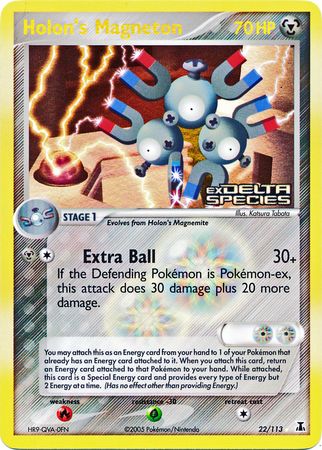 Holon's Magneton (22/113) (Stamped) [EX: Delta Species] | Deep Dive Games St. Marys