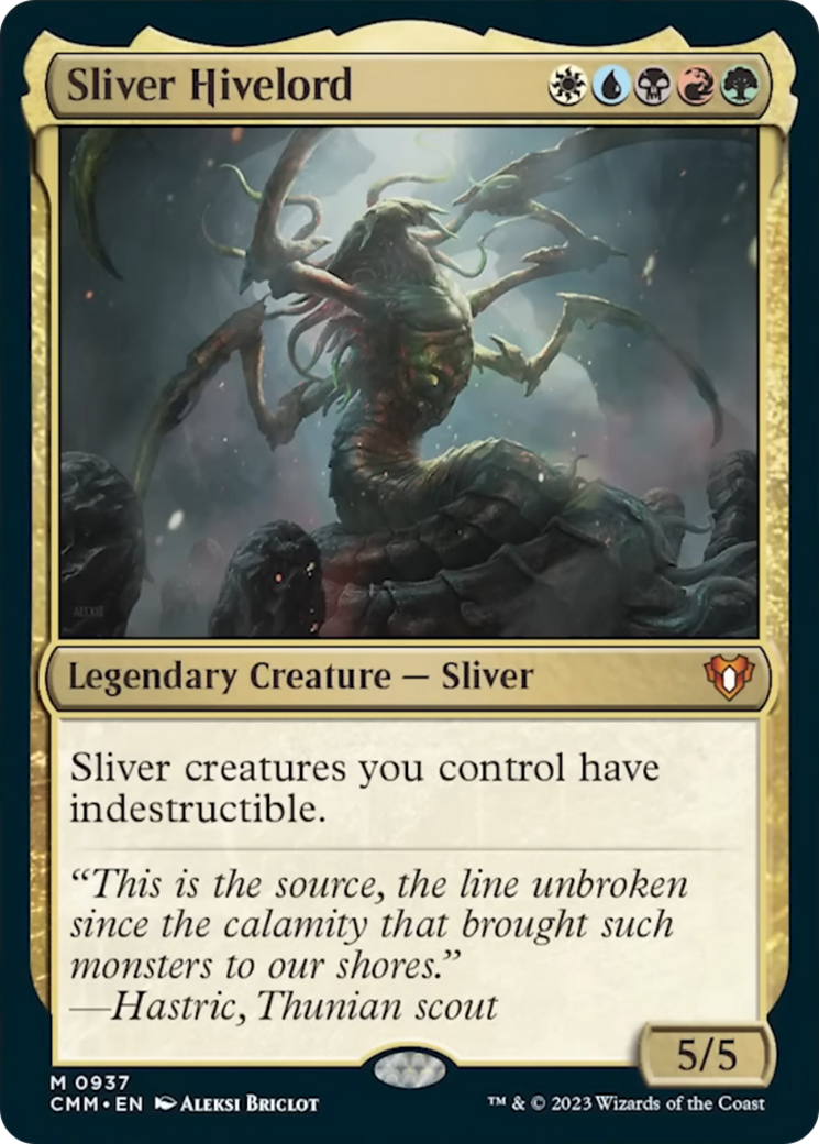 Sliver Hivelord [Commander Masters] | Deep Dive Games St. Marys