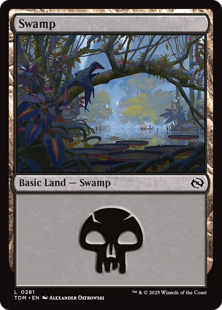 Swamp (0281) [Tarkir: Dragonstorm] | Deep Dive Games St. Marys