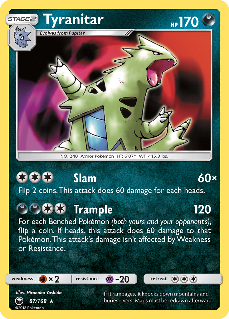 Tyranitar (87/168) [Sun & Moon: Celestial Storm] | Deep Dive Games St. Marys