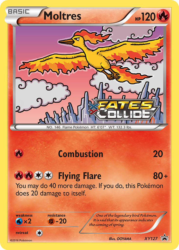 Moltres (XY127) [XY: Black Star Promos] | Deep Dive Games St. Marys