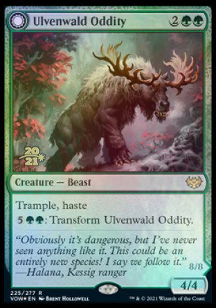 Ulvenwald Oddity // Ulvenwald Behemoth [Innistrad: Crimson Vow Prerelease Promos] | Deep Dive Games St. Marys