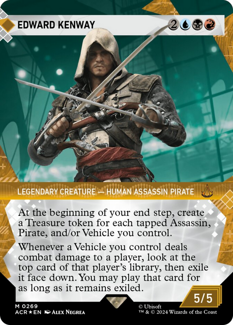 Edward Kenway (Showcase) (Textured Foil) [Assassin's Creed] | Deep Dive Games St. Marys