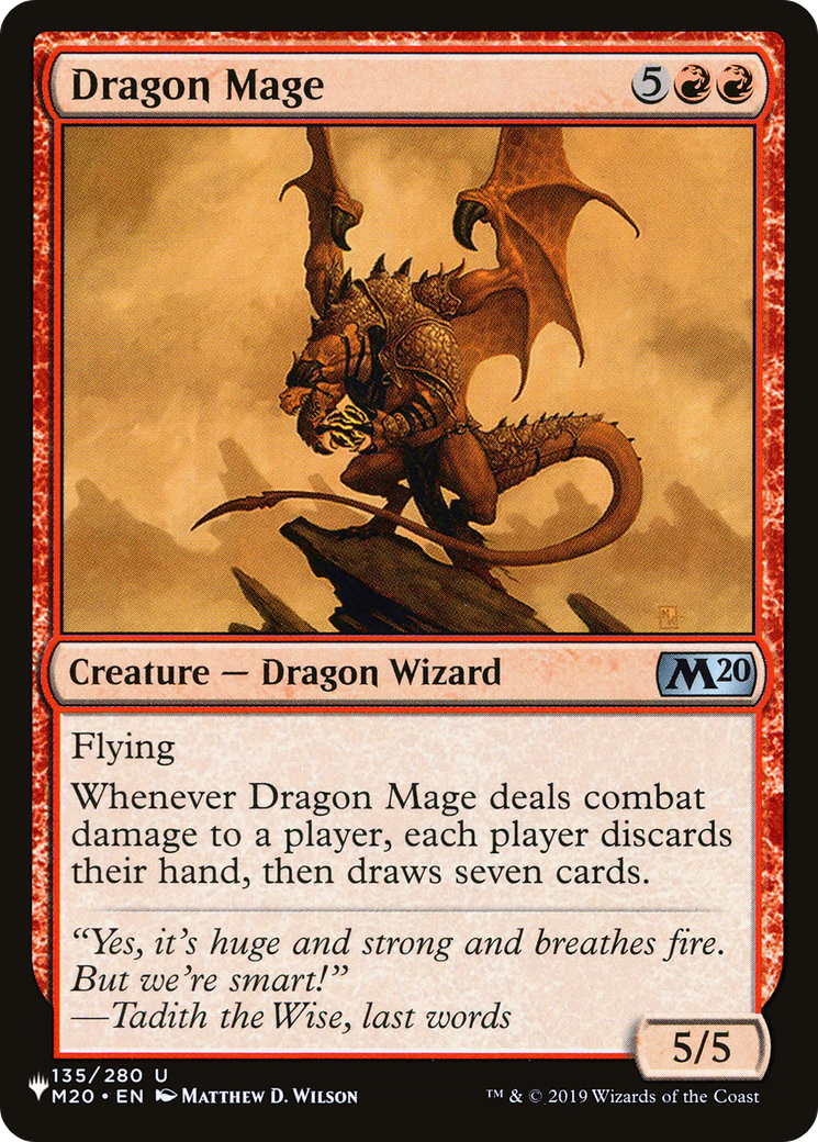 Dragon Mage [The List Reprints] | Deep Dive Games St. Marys