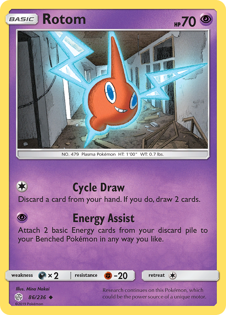 Rotom (86/236) [Sun & Moon: Cosmic Eclipse] | Deep Dive Games St. Marys