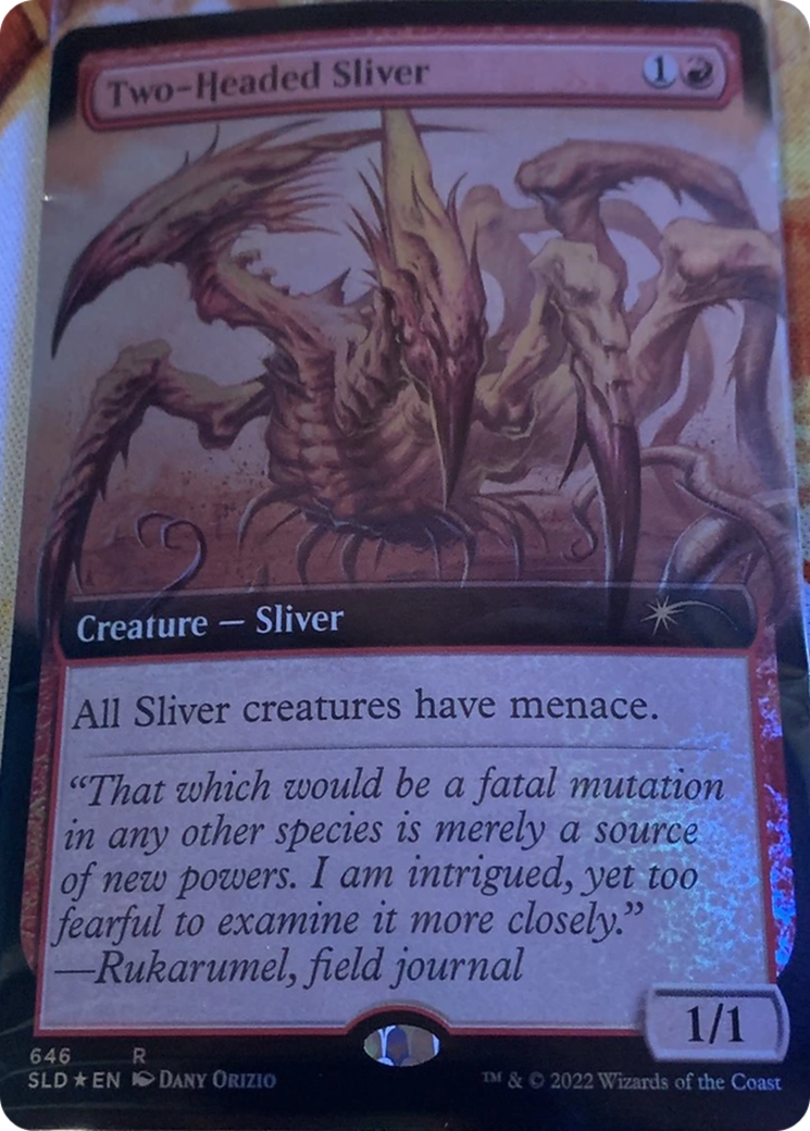 Two-Headed Sliver (Extended Art) [Secret Lair Drop Promos] | Deep Dive Games St. Marys