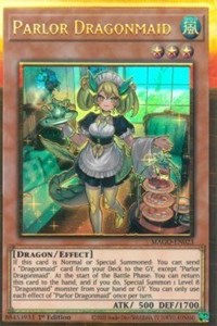 Parlor Dragonmaid [MAGO-EN023] Gold Rare | Deep Dive Games St. Marys