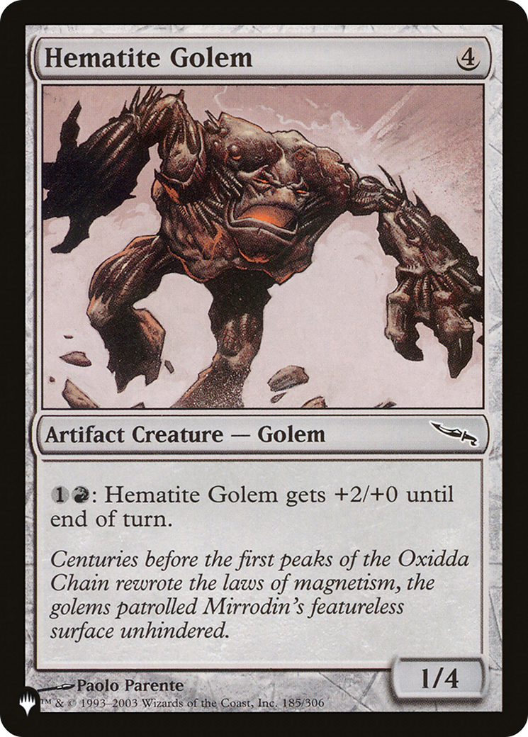 Hematite Golem [The List] | Deep Dive Games St. Marys