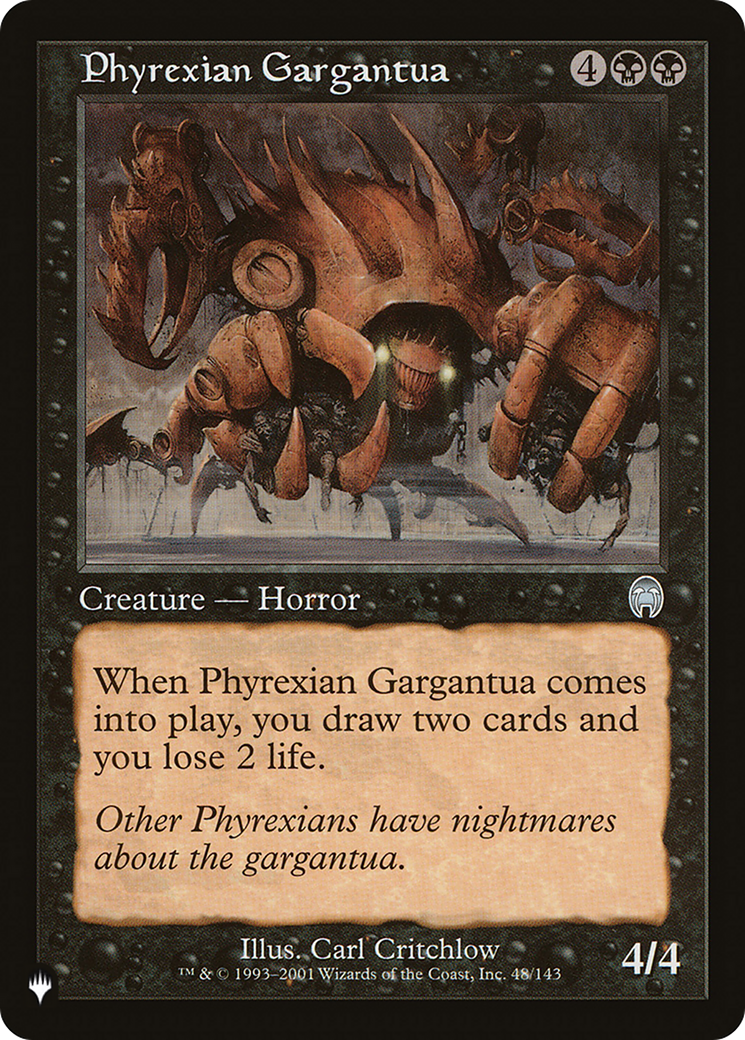 Phyrexian Gargantua [The List] | Deep Dive Games St. Marys