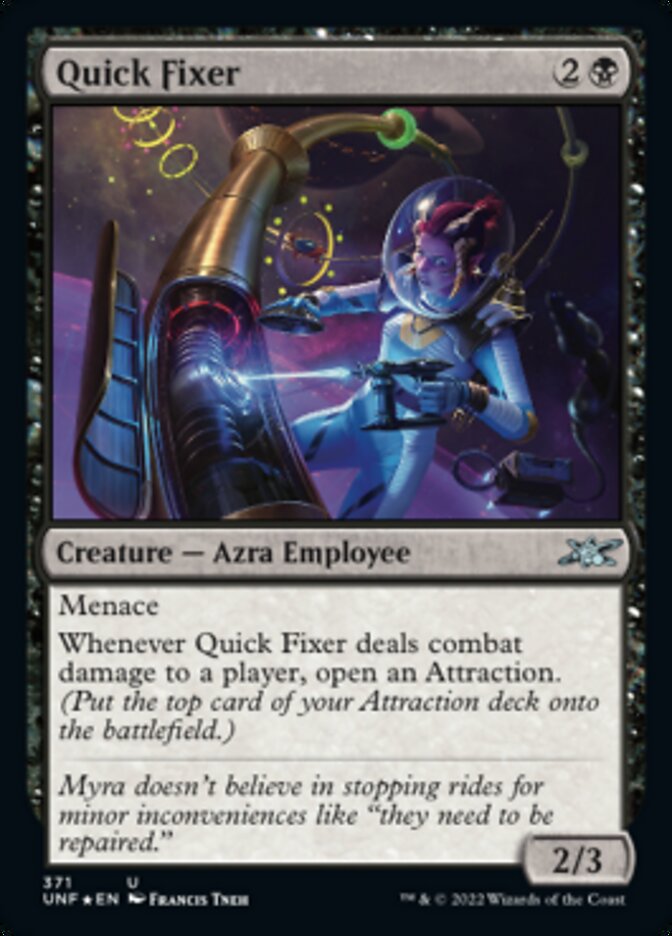 Quick Fixer (Galaxy Foil) [Unfinity] | Deep Dive Games St. Marys