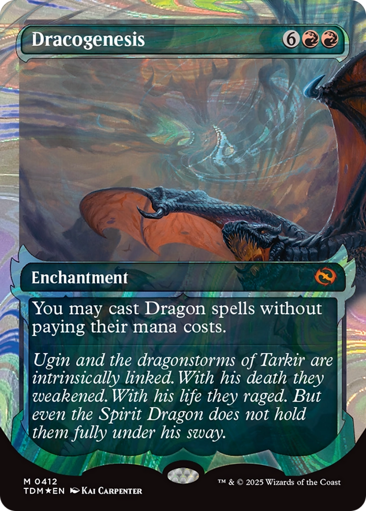 Dracogenesis (0412) (Showcase) (Halo Foil) [Tarkir: Dragonstorm] | Deep Dive Games St. Marys