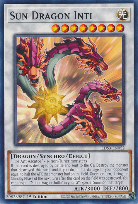 Sun Dragon Inti [LDS3-EN052] Common | Deep Dive Games St. Marys