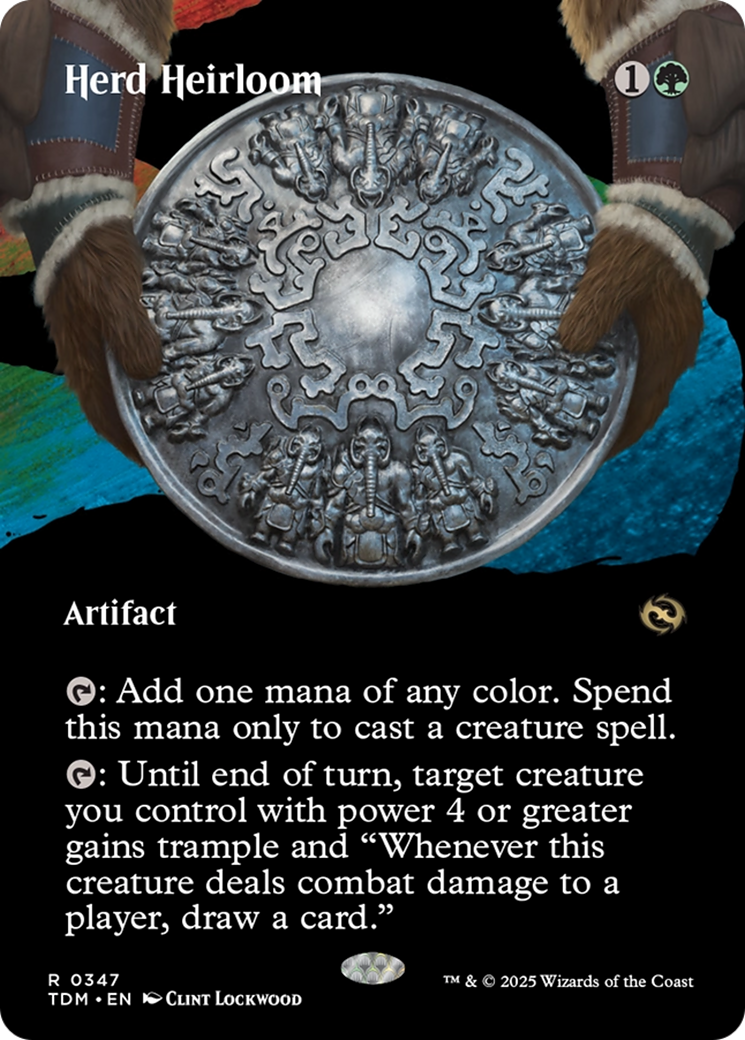 Herd Heirloom (Borderless) [Tarkir: Dragonstorm] | Deep Dive Games St. Marys