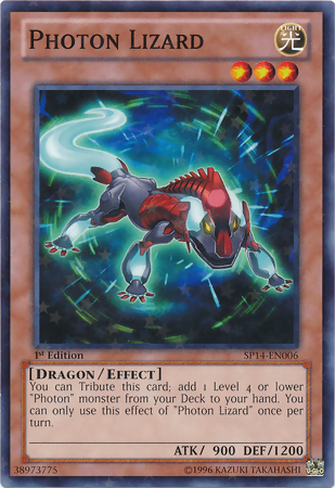 Photon Lizard [SP14-EN006] Starfoil Rare | Deep Dive Games St. Marys