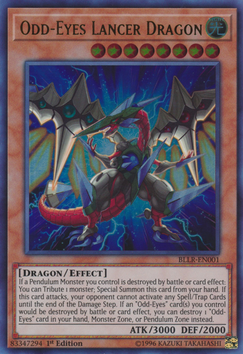 Odd-Eyes Lancer Dragon [BLLR-EN001] Ultra Rare | Deep Dive Games St. Marys