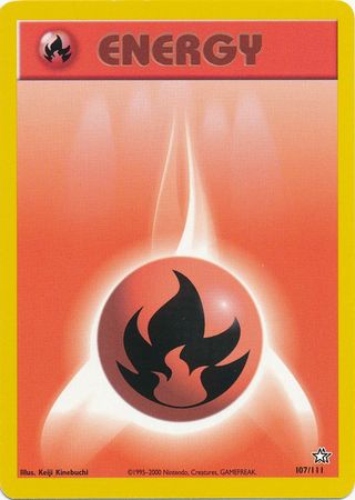 Fire Energy (107/111) [Neo Genesis Unlimited] | Deep Dive Games St. Marys