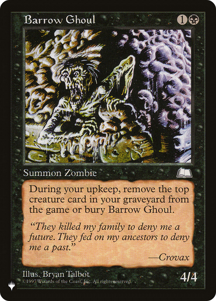 Barrow Ghoul [The List] | Deep Dive Games St. Marys