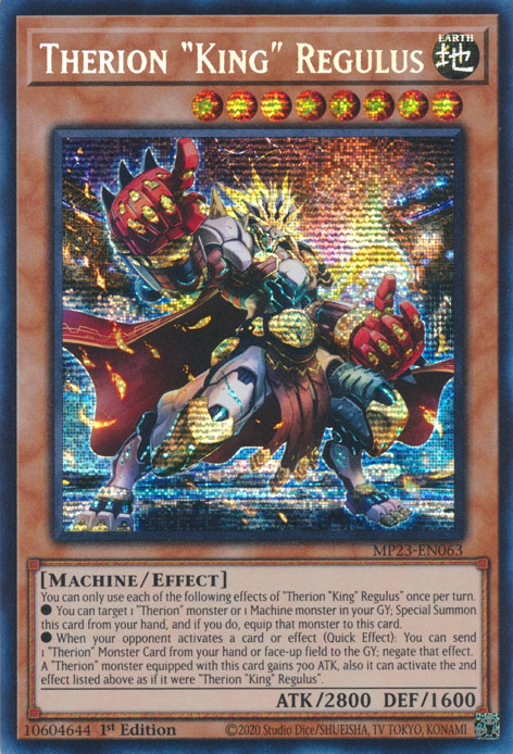 Therion "King" Regulus [MP23-EN063] Prismatic Secret Rare | Deep Dive Games St. Marys