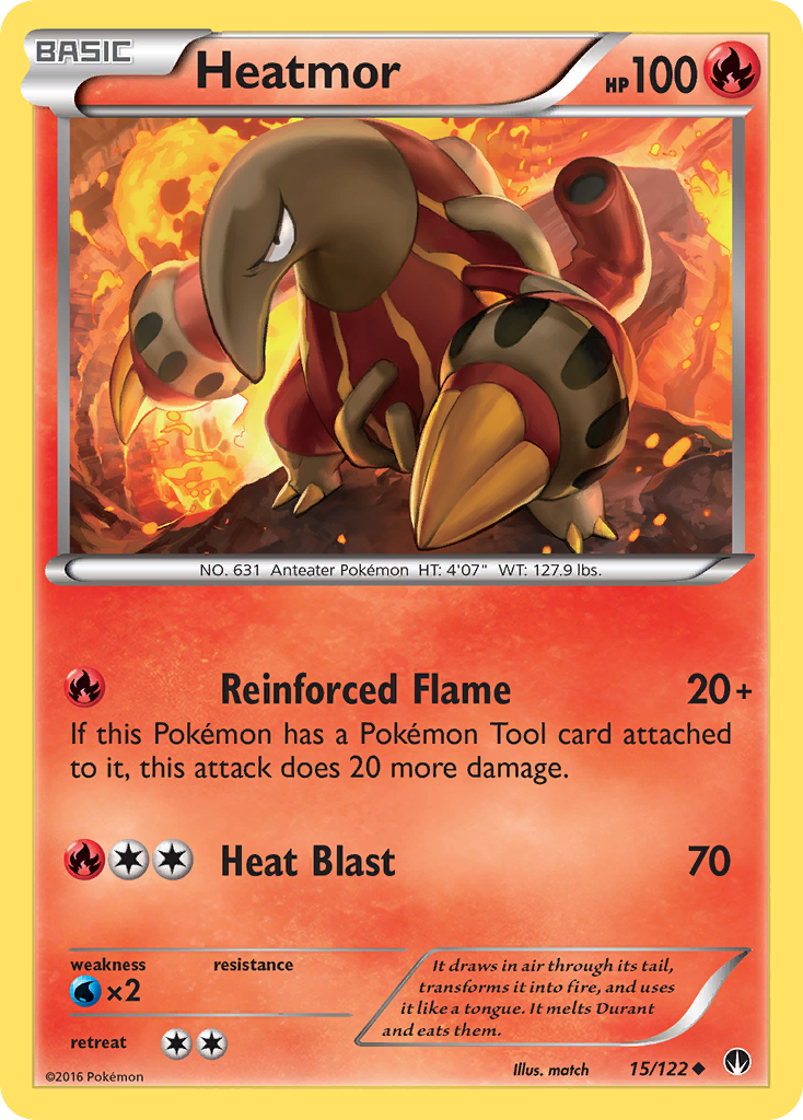 Heatmor (15/122) [XY: BREAKpoint] | Deep Dive Games St. Marys