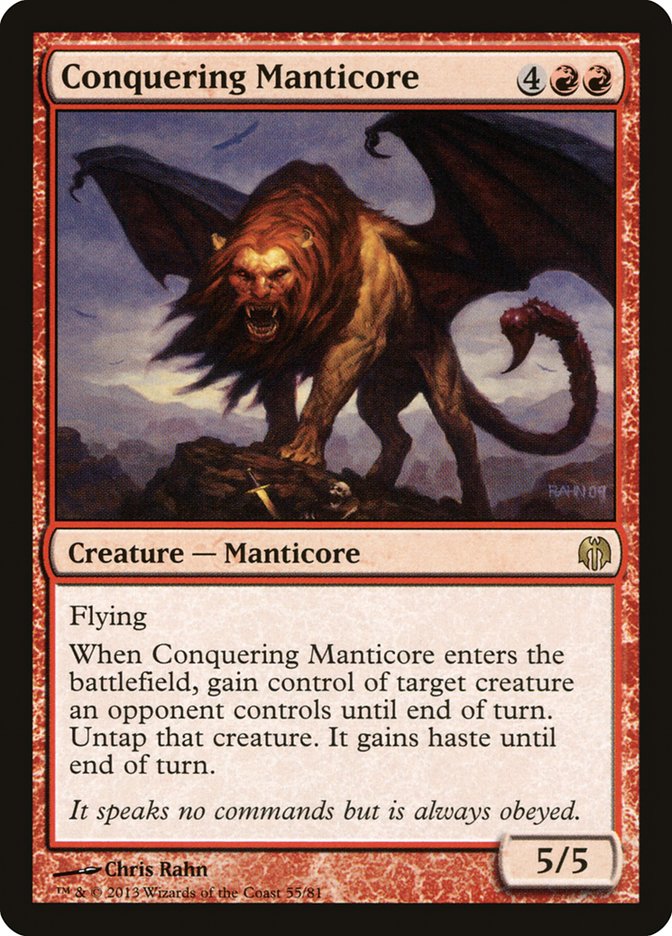 Conquering Manticore [Duel Decks: Heroes vs. Monsters] | Deep Dive Games St. Marys