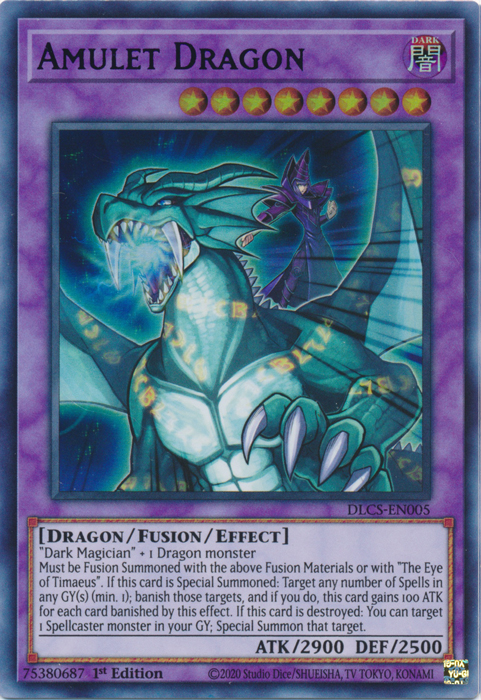 Amulet Dragon (Purple) [DLCS-EN005] Ultra Rare | Deep Dive Games St. Marys