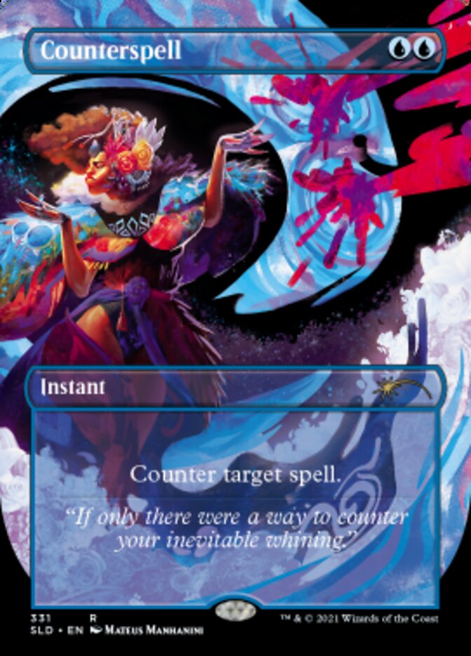 Counterspell (Borderless) [Secret Lair Drop Series] | Deep Dive Games St. Marys