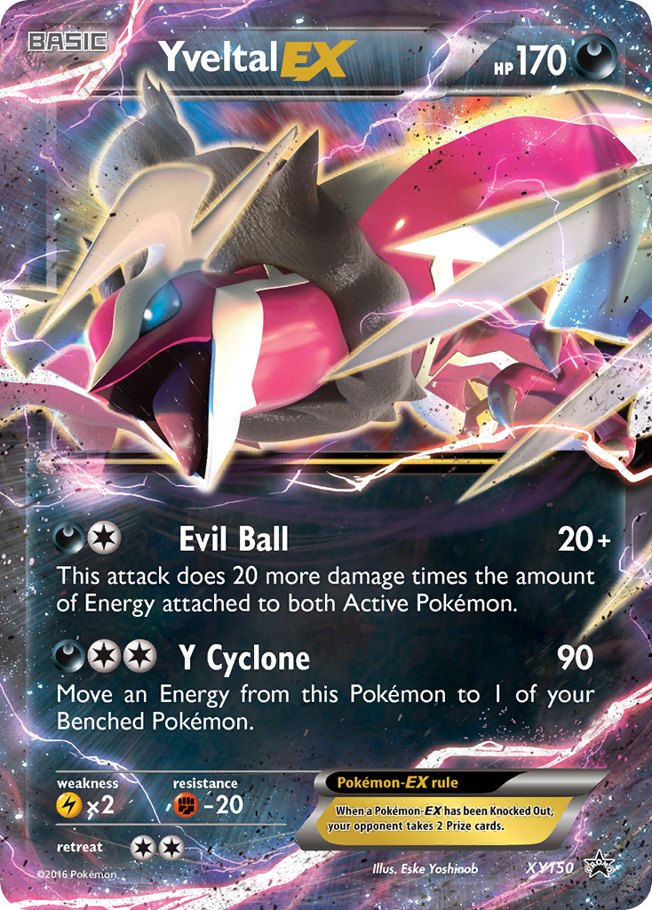 Yveltal EX (XY150) [XY: Black Star Promos] | Deep Dive Games St. Marys