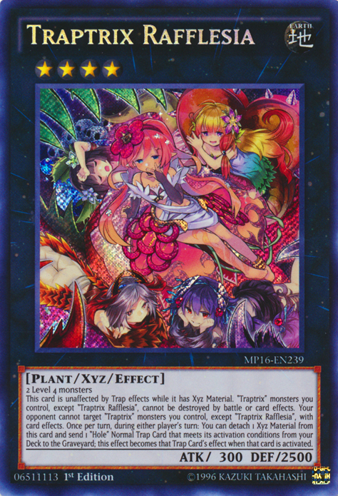 Traptrix Rafflesia [MP16-EN239] Secret Rare | Deep Dive Games St. Marys