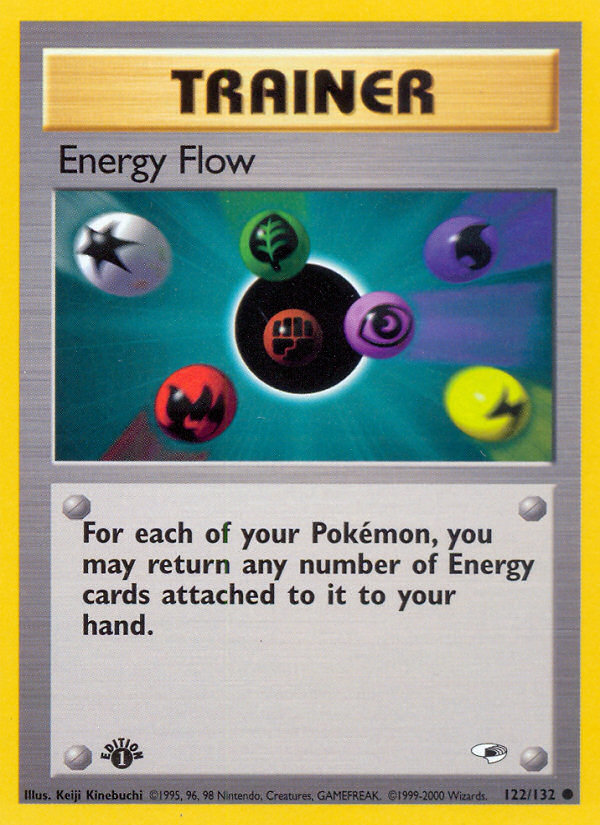 Energy Flow (122/132) [Gym Heroes 1st Edition] | Deep Dive Games St. Marys