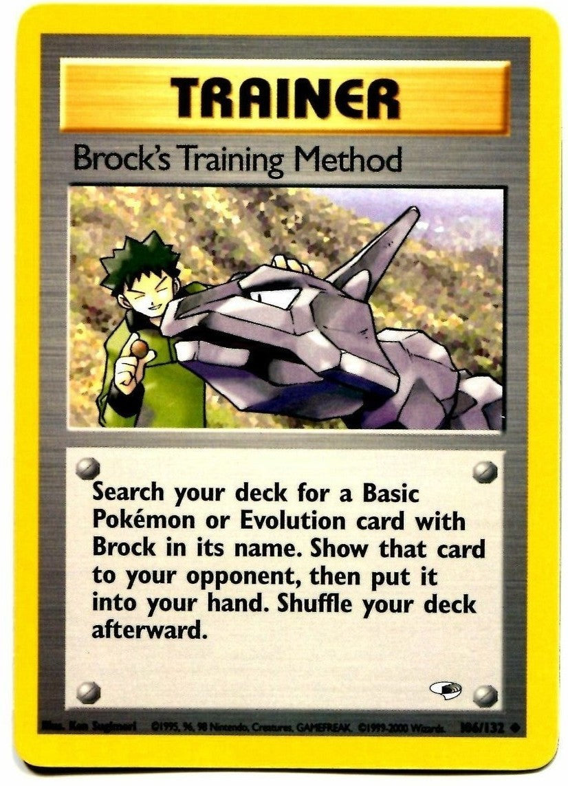 Brock's Training Method (106/132) [Gym Heroes Unlimited] | Deep Dive Games St. Marys