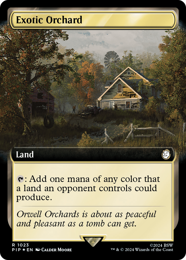 Exotic Orchard (Extended Art) (Surge Foil) [Fallout] | Deep Dive Games St. Marys