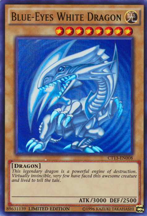 Blue-Eyes White Dragon [CT13-EN008] Ultra Rare | Deep Dive Games St. Marys