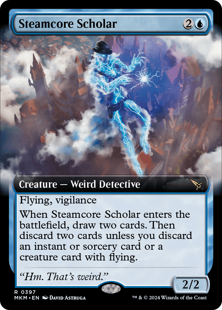 Steamcore Scholar (Extended Art) [Murders at Karlov Manor] | Deep Dive Games St. Marys